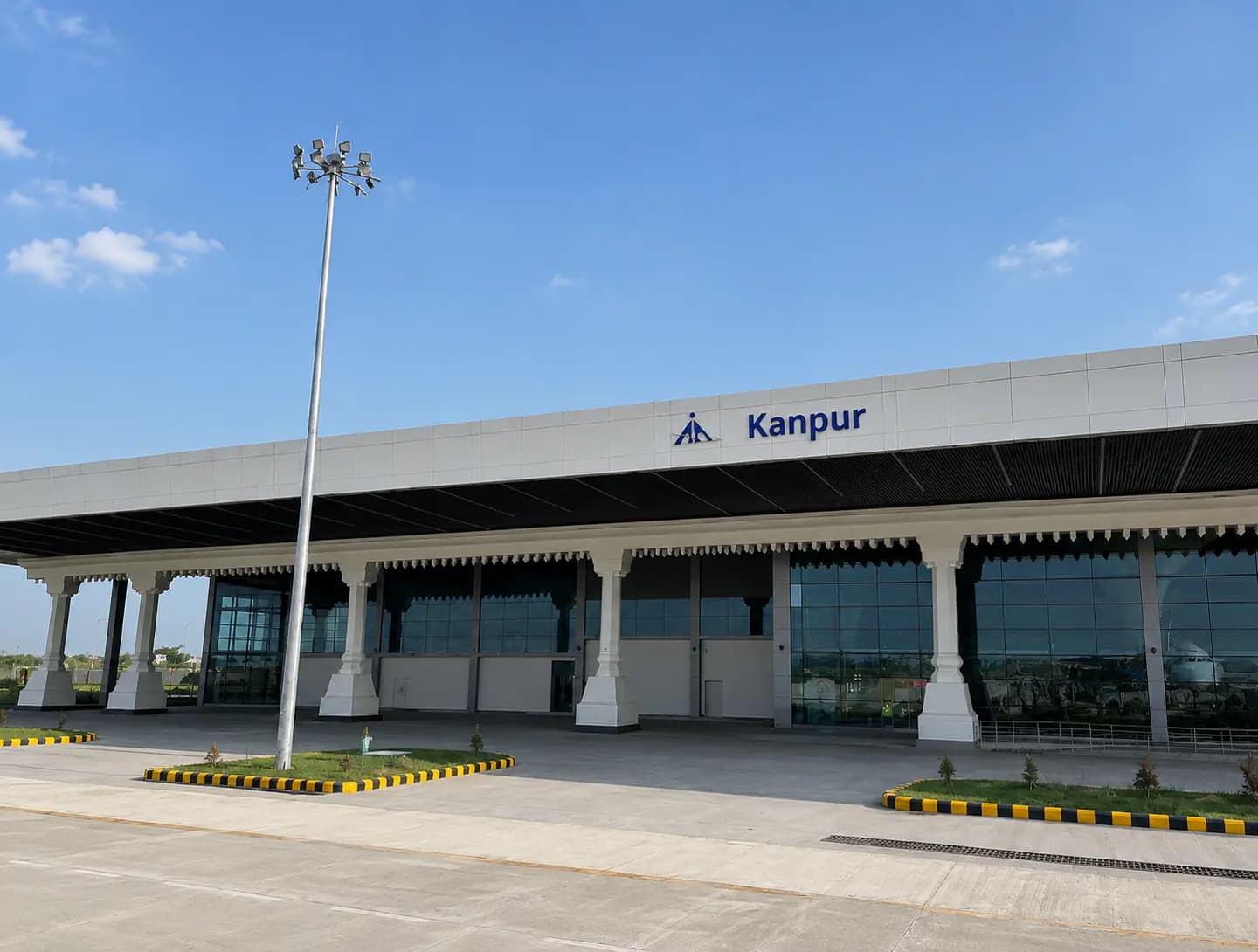 Kanpur airport terminal representing regional connectivity airport infrastructure