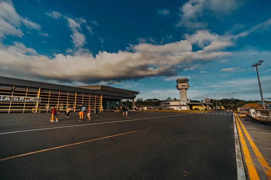 Regional airport terminal and control tower